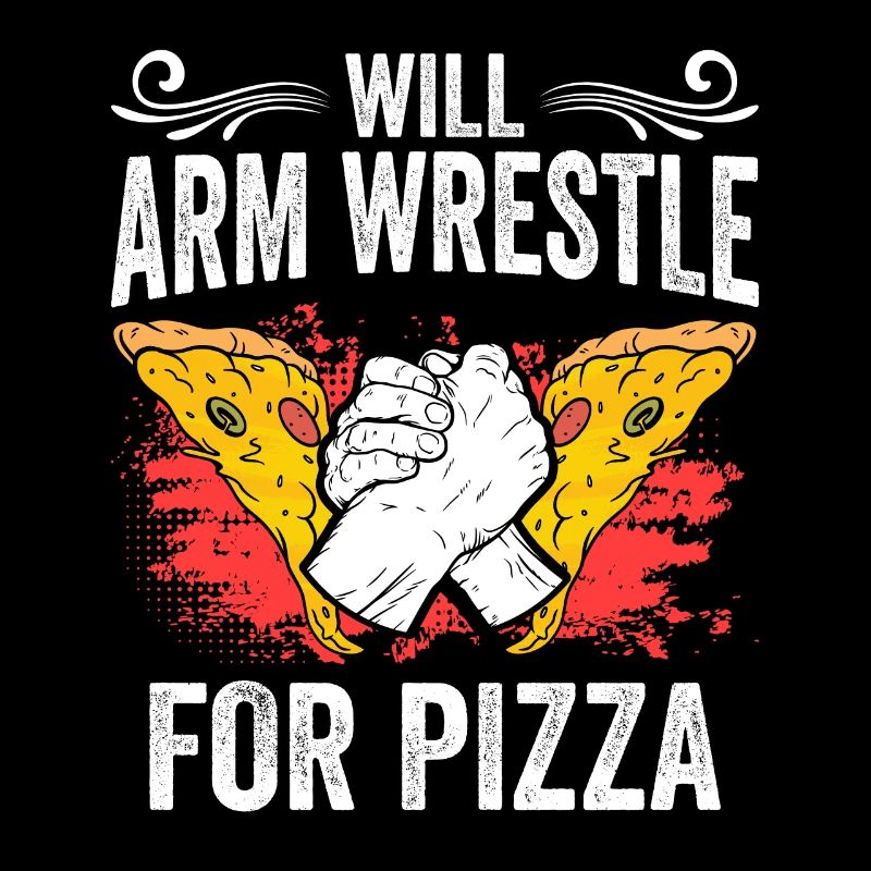 Bras de fer drôle Bras de fer pour bras de pizza