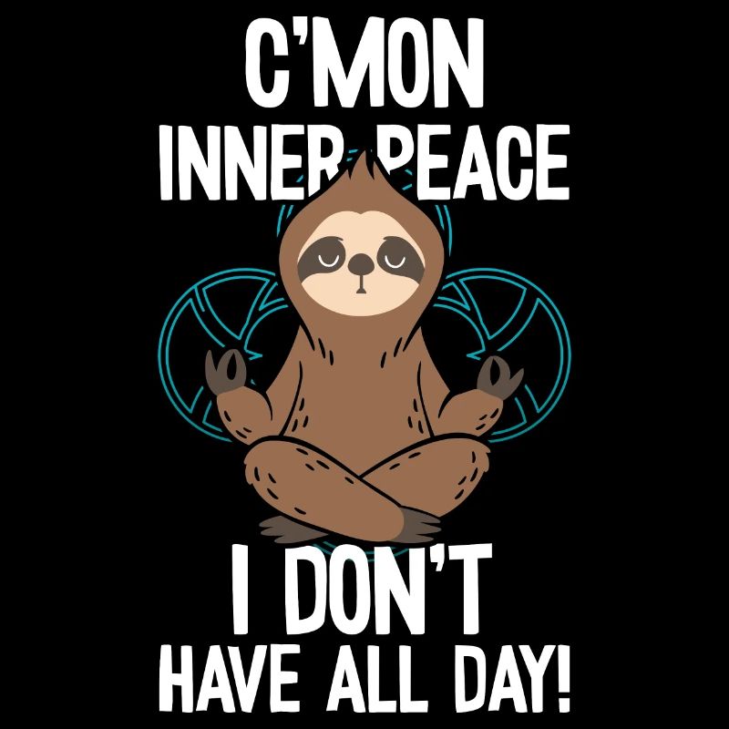 C'mon inner peace i don't have all day! - Yoga