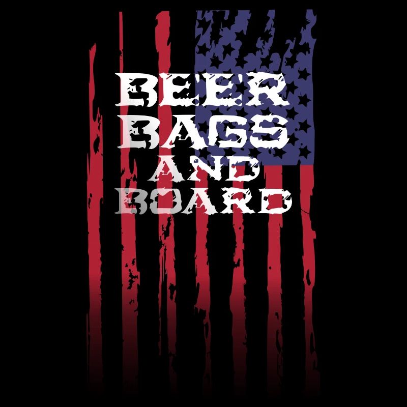 Beer Sacks and Cornhole Plate