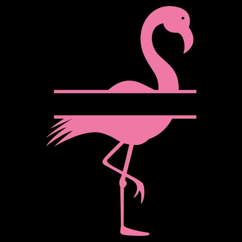 Flamingo with text field