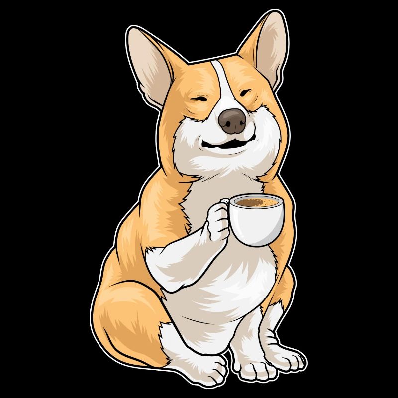 Tasse à café Corgi