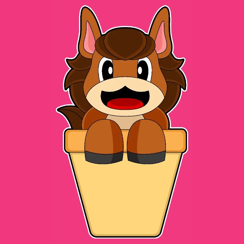 Cornet de glace de cheval