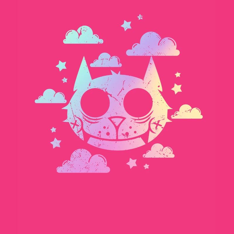Pastel Goth Cat Aesthetic Gothic Emo E-Girl