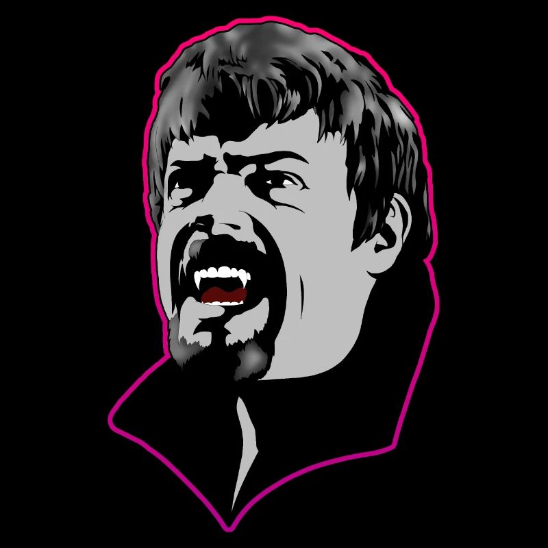 A Hungry Vampire Man - Pink