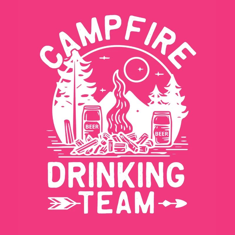 Campfire Drinking Team, Funny Camping