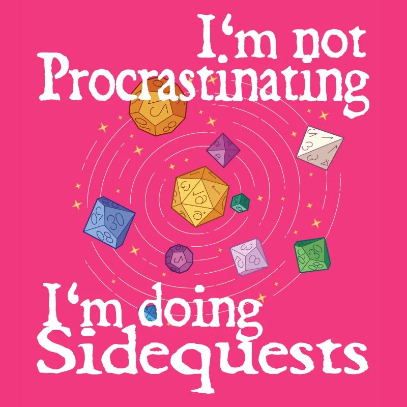 I'm doing sidequests, procrastinating rpg design