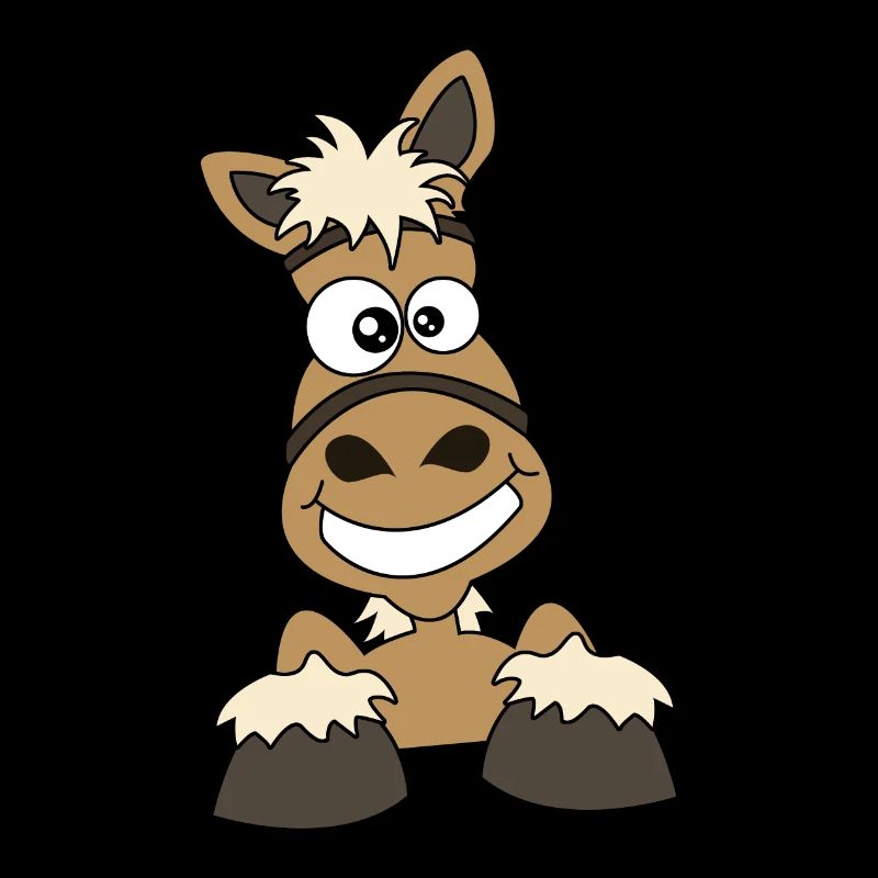 Lustiges Pferd Comic