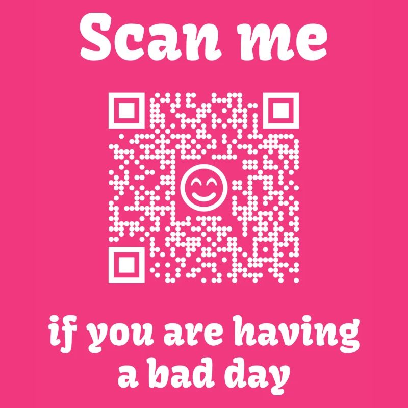 QR Code with Wholesome Message