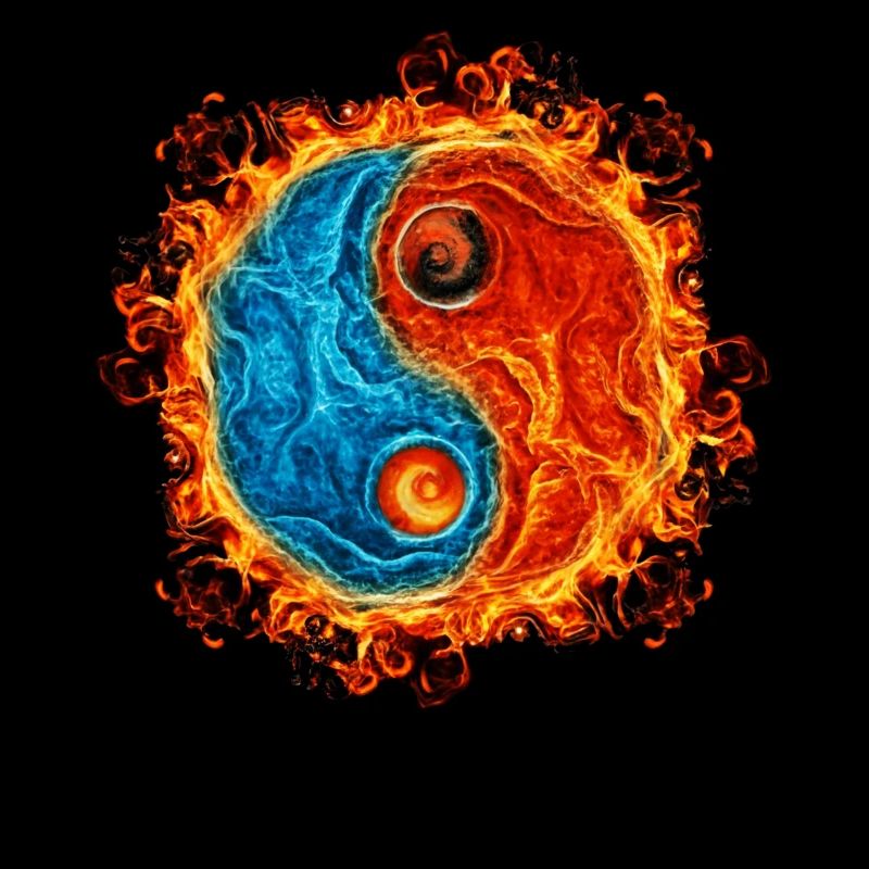 Yin Yang Eau Feu