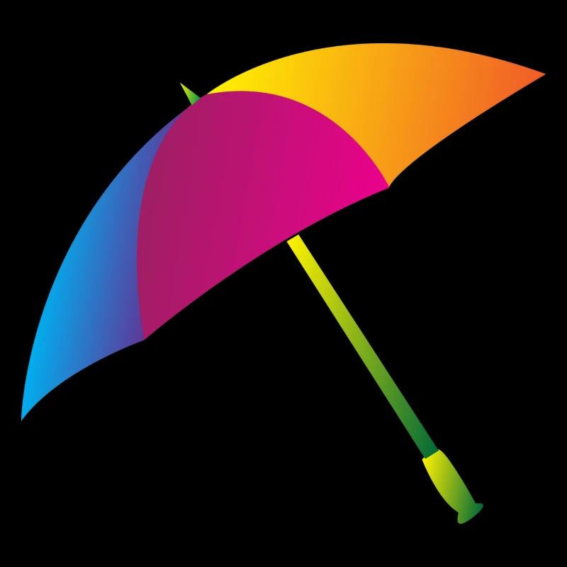 Regenbogen Regenschirm