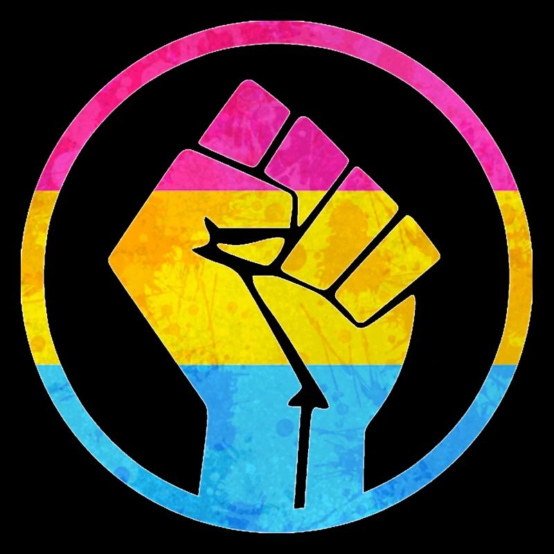 Fist Flag out Pansexual