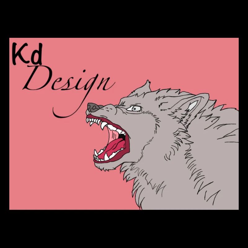 Wild wolf design