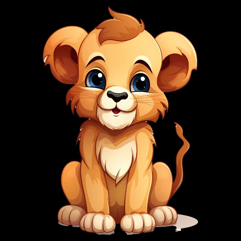 Bébé Lion mignon