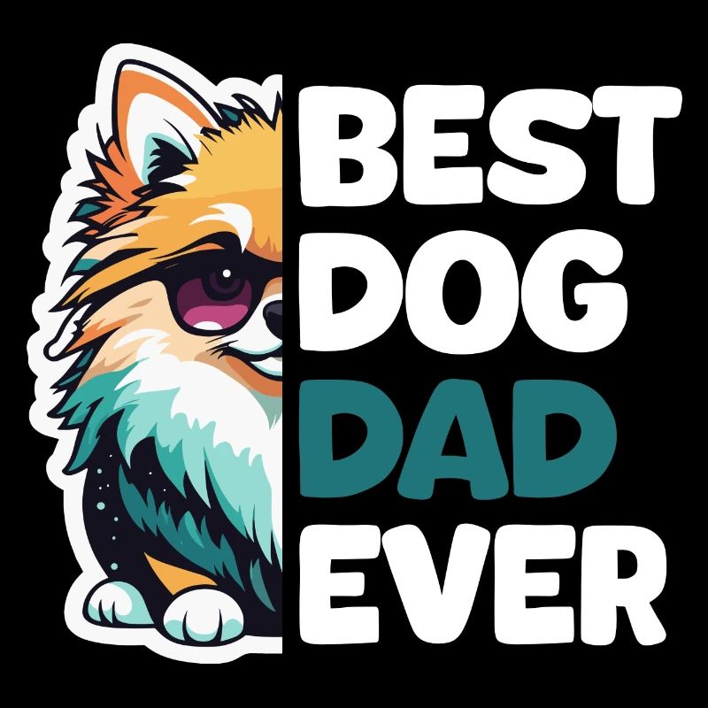 Best Dog Dad Ever - Pomeranian
