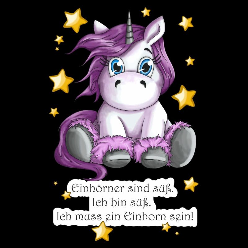 Ich bin ein süßes Einhorn Zuckersüßes Motiv