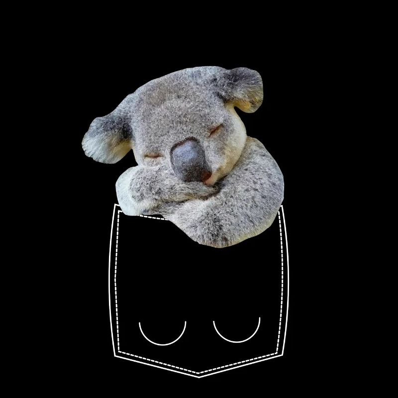 Koala Bär in Brusttasche Hemdtasche