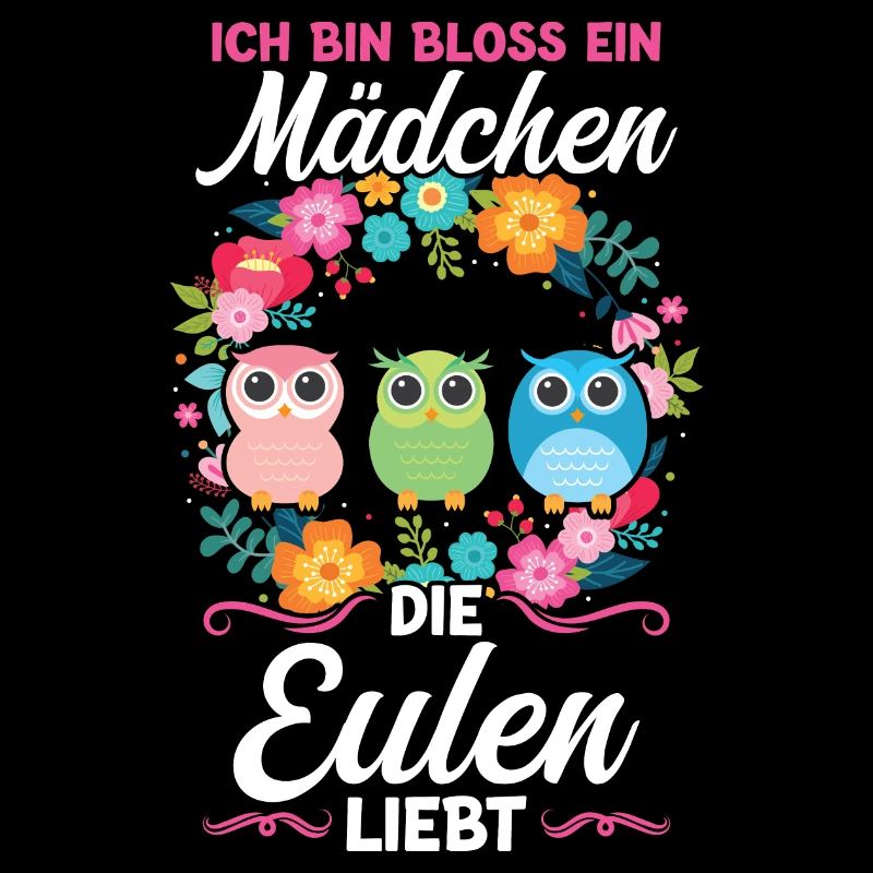 Eule Mädchen Eule Mädchen Geschenk