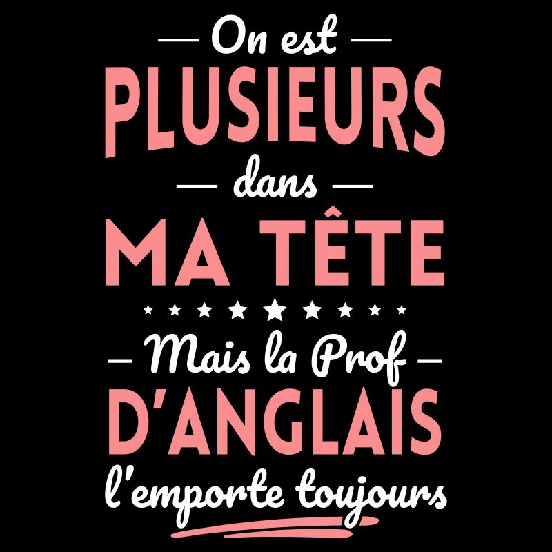 Plusieurs dans tête la Prof d'Anglais l'emporte