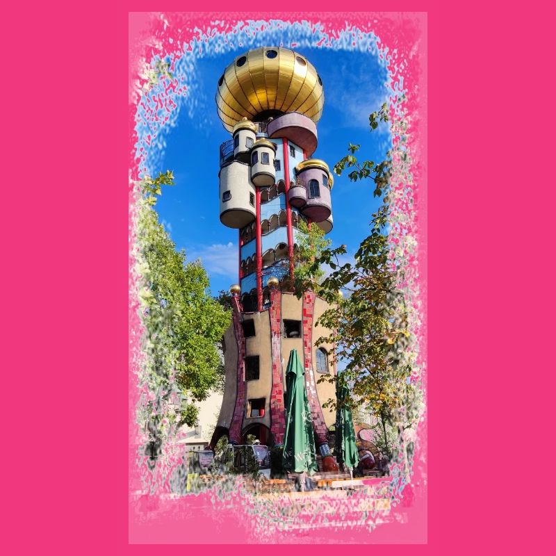 Hundertwasserturm beim Kuchlbauer