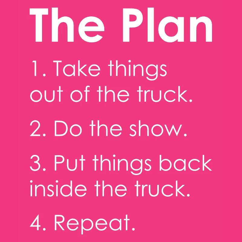 STAGEHAND CREW PLAN Lichttechniker Geschenk