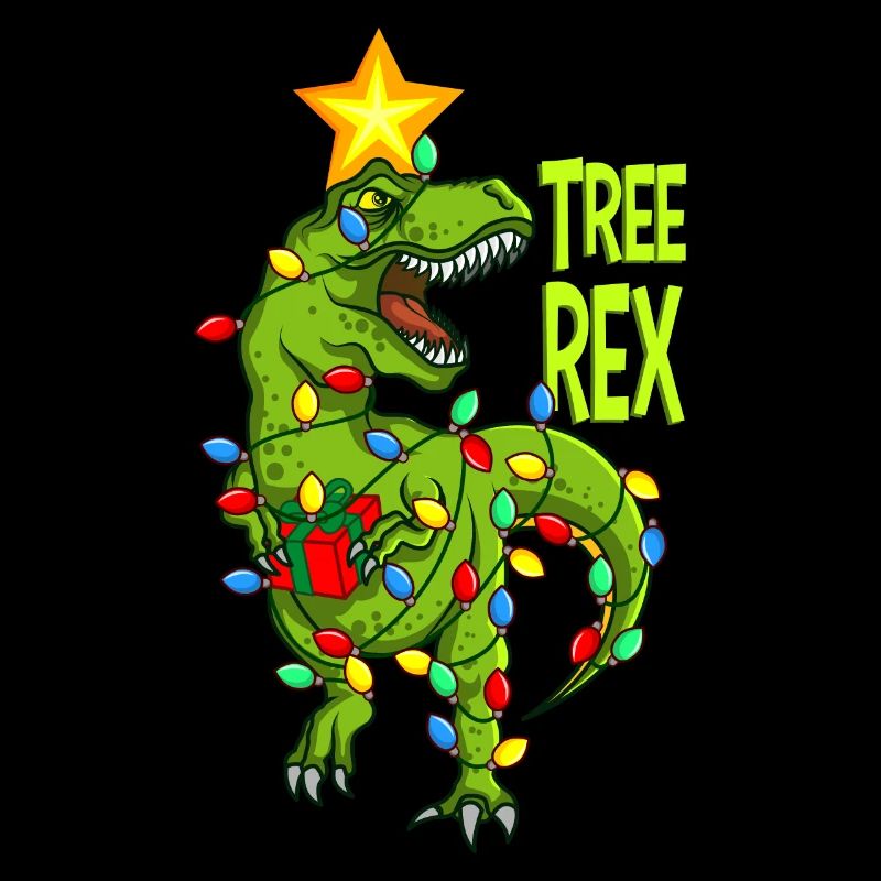 TREE REX DINO Weihnachten Ugly Christmas Geschenk