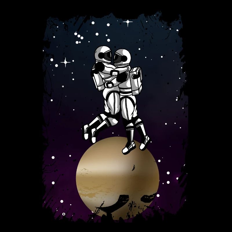 ASTRONAUT LOVE Space Saint Valentin