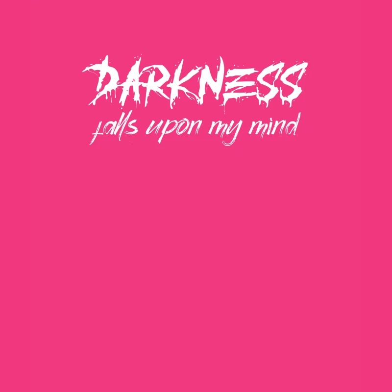 Goth Gothic Darkness Falls on My Mind