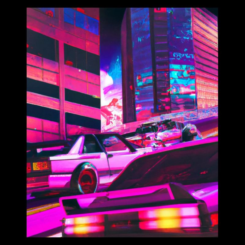 Vaporwave Aesthetic Synthwave City