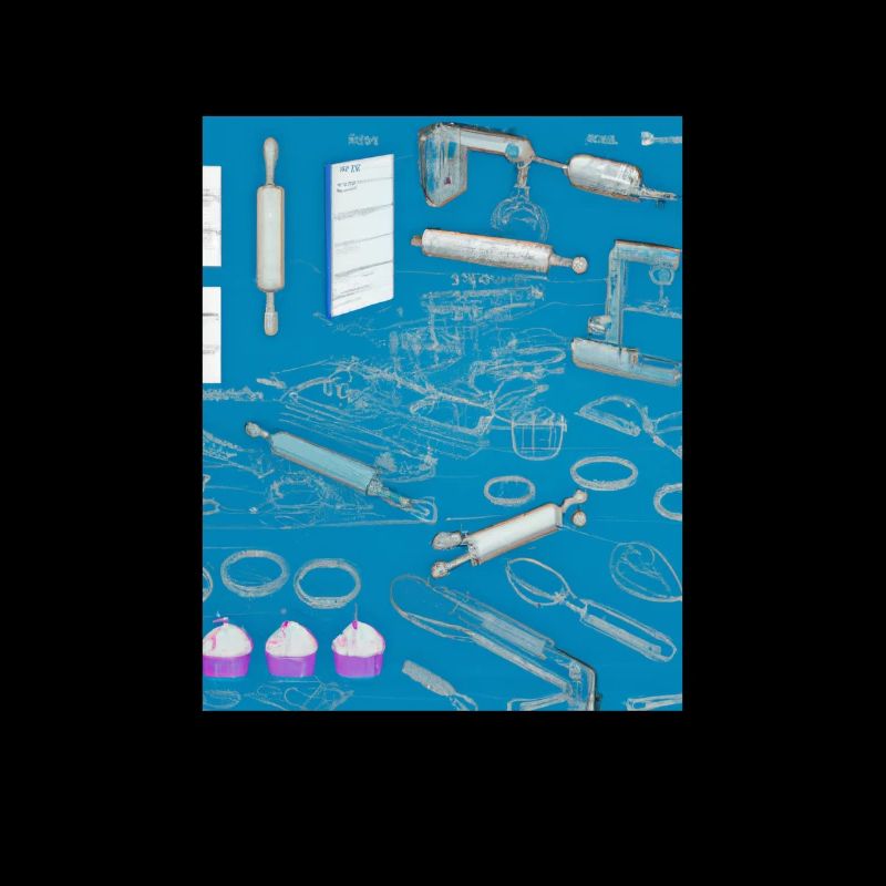 Baking Accessories Pies Blueprint Pastry Chef Cake