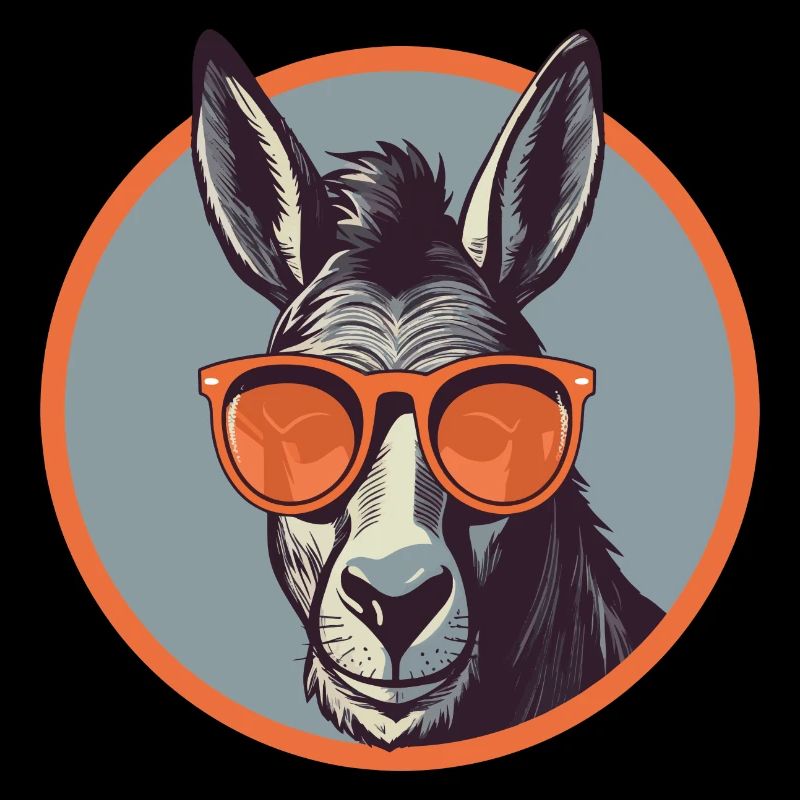 Donkey, Sunglasses, Mule, Mule