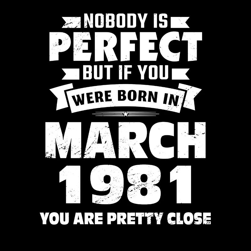 42e anniversaire Mars Né en 1981 Idée cadeau
