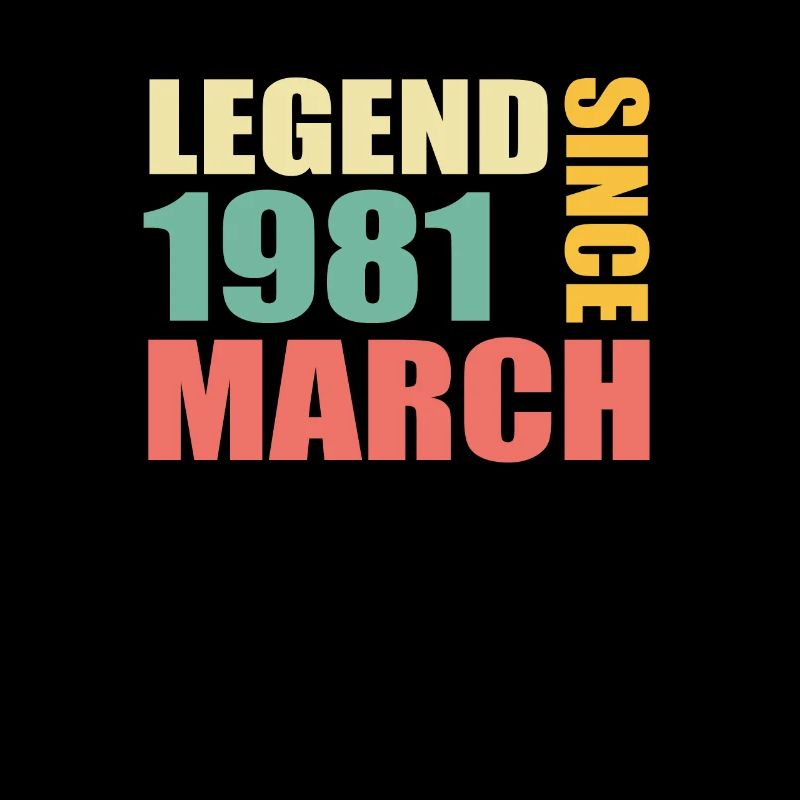 42e anniversaire Mars Né en 1981 Idée cadeau