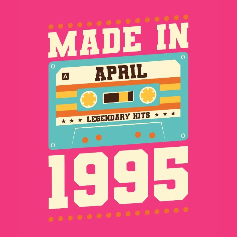 28th birthday April Born 1995 Gift idea