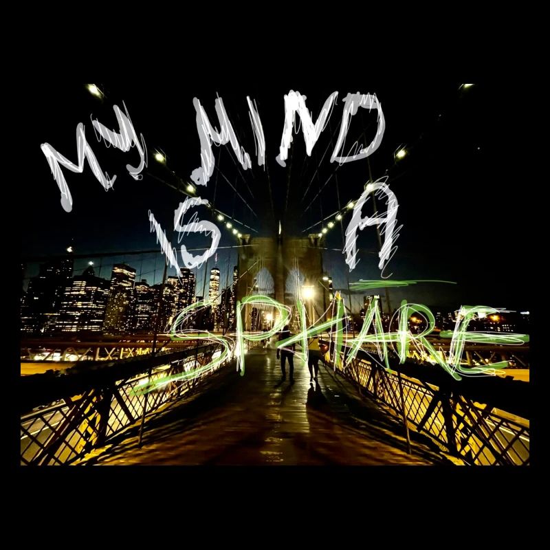 MY MIND IS A SPHÄRE RÜCKENPRINT