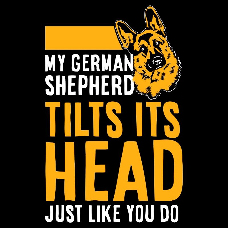 My German Shepherd Tilts