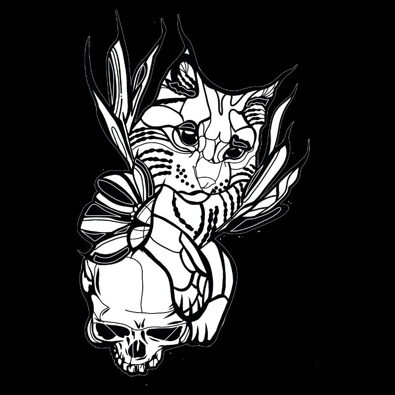 Skull // Cat