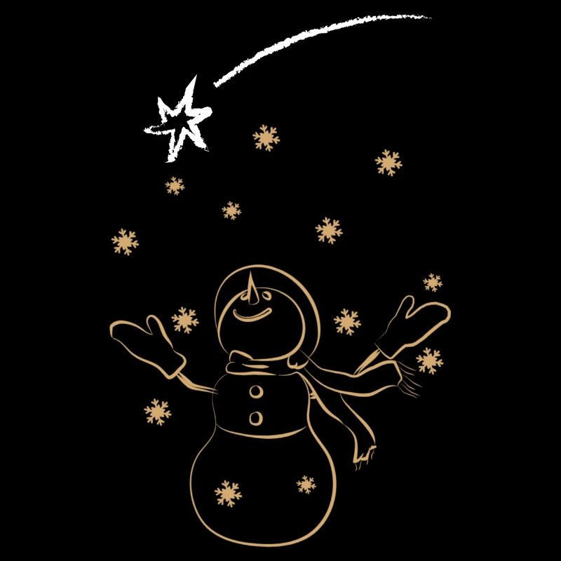 Weihnachts-Schneemann