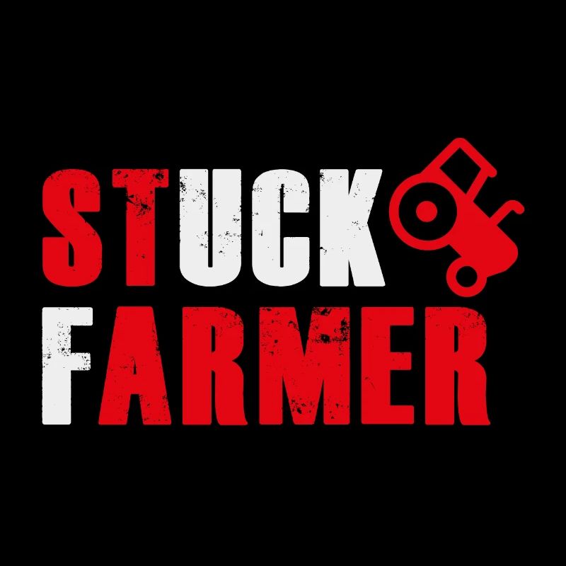 STUCK FARMER RED GREY