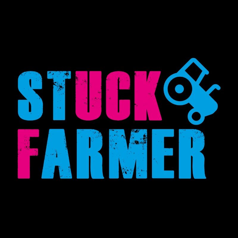 STUCK FARMER BLUE PINK