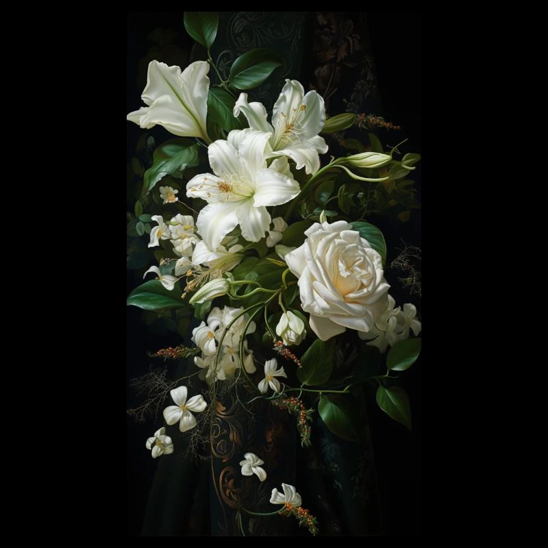 Lys blancs Design Renaissance