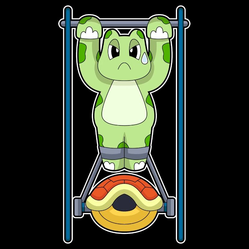 Tortoise Bodybuilder Pull-Up Fitness
