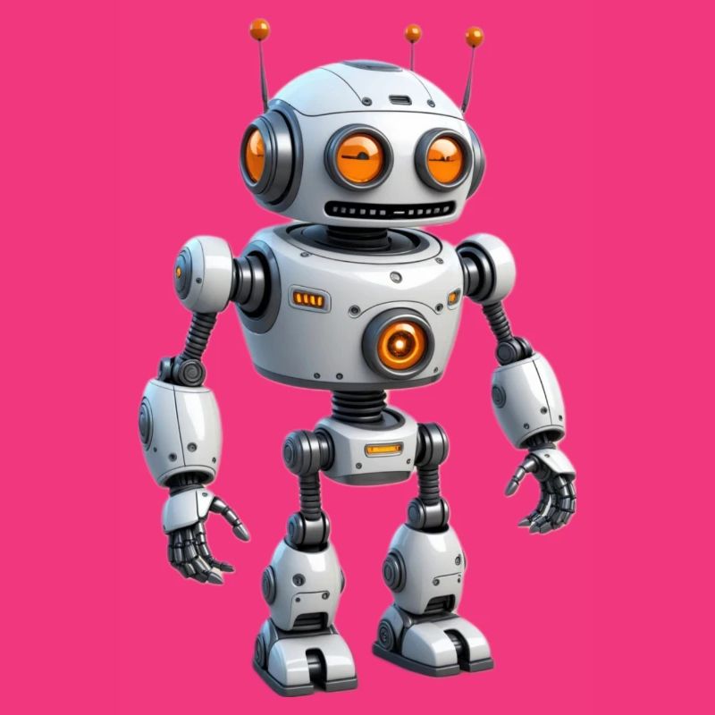 Robot de dessin animé