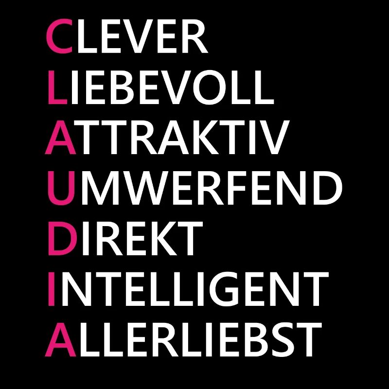 Claudia Name Geschenk