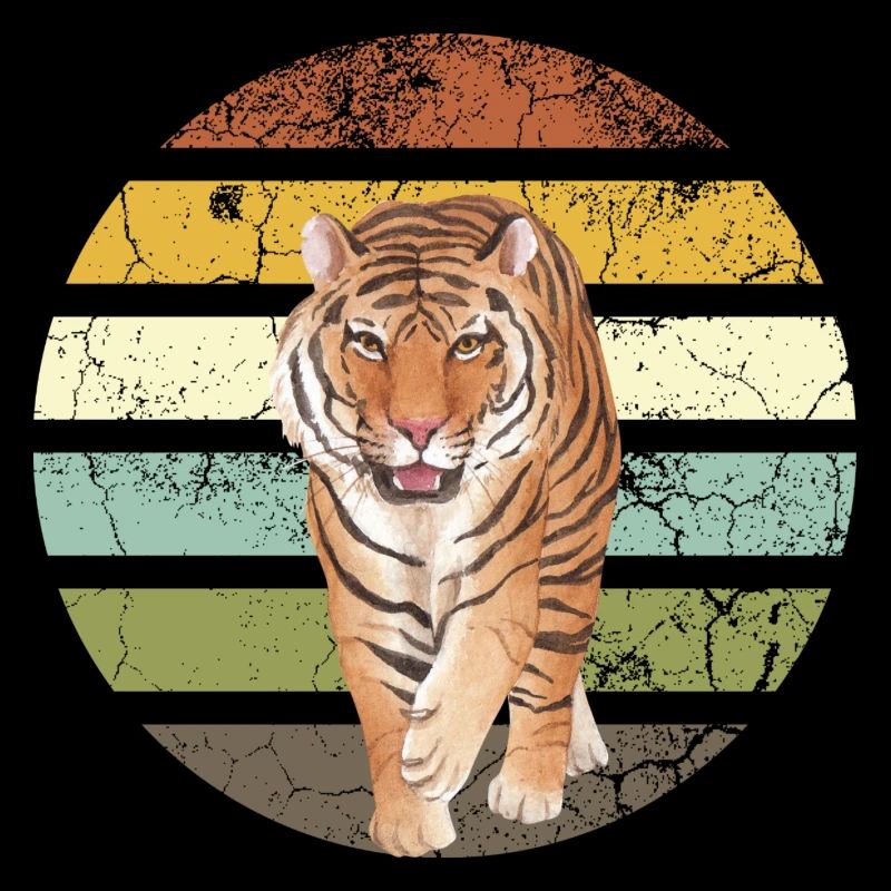 Tiger Retro Design