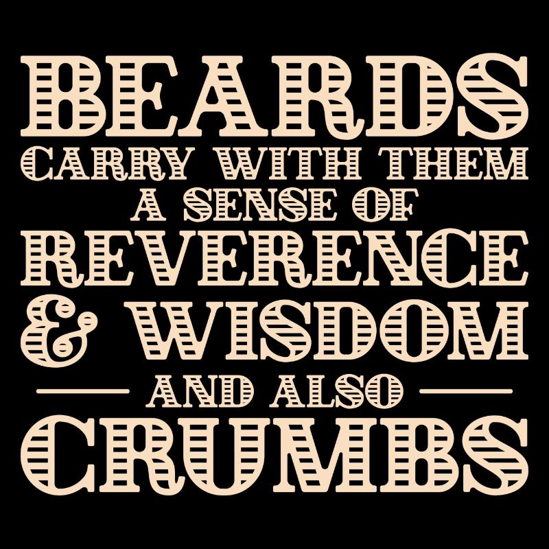 Beards carry crumbs - bart