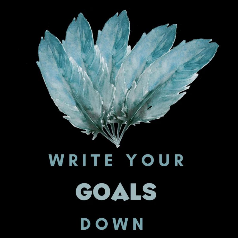write your goals down, Objectifs, Motivation, Rêves