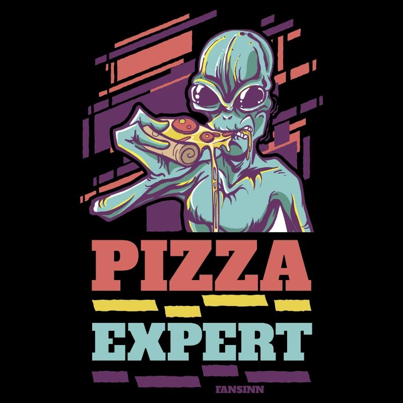 Pizza Expert Alien Space Universum