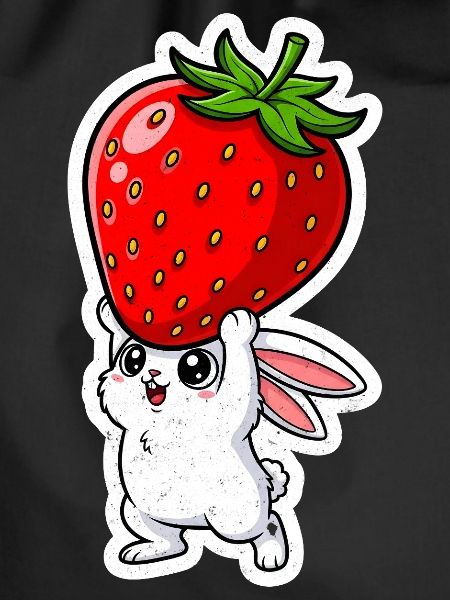 Erdbeere und Hase