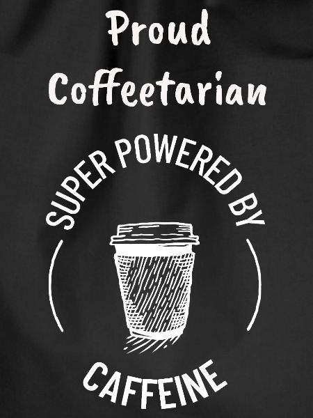Proud Coffeetarian Circular Badge