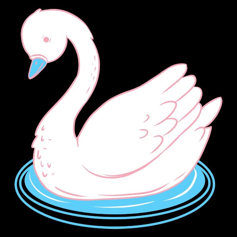 Trans Pride Schwan